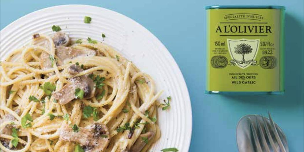 Spaghettis aux champignons